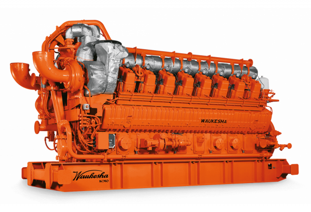 Front View of a Waukesha 275GL Plus Gas Engine / branded